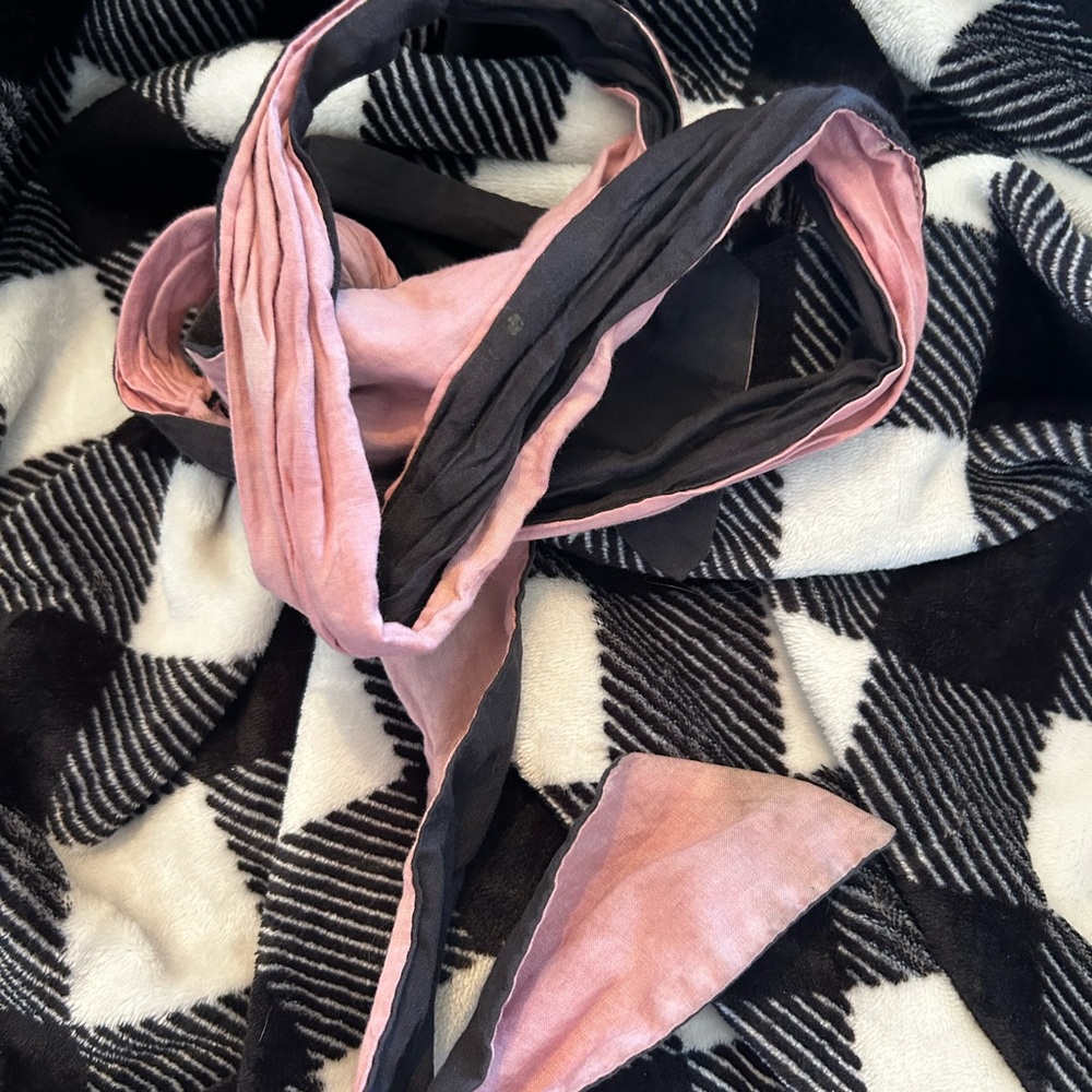 Juicy Couture Pink and Black Bow Ribbon